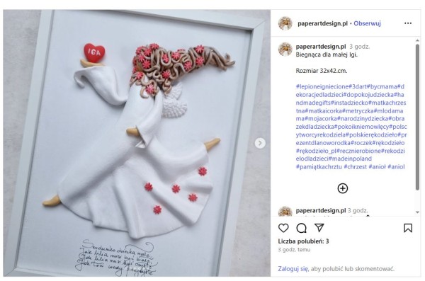 Brak konsekwencji w hashtagach – w poście zastosowano warianty ze znakami diakrytycznymi i bez. Źródło: Instagram