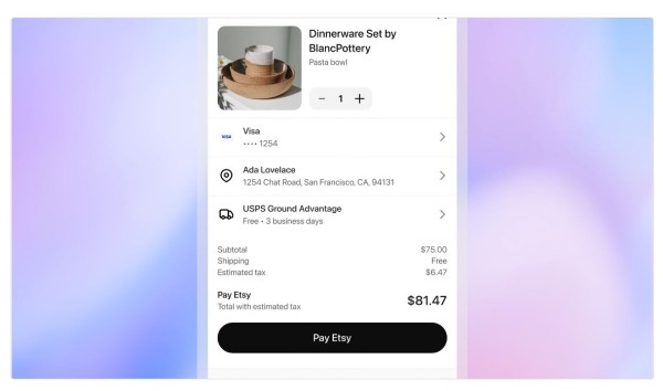 Ekran zamówienia produktu ze sklepu internetowego w ChatGPT. Źródło: OpenAI