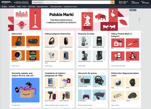 Ranking marketplace 3 Najpopularniejszy marketplace w Polsce o zasięgu międzynarodowym. Źródło: Amazon.pl