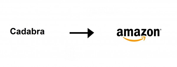 Rebranding screen 3 Przykład rebrandingu marki Amazon. Nowe logo świetnie koreluje ze sloganem „Wszystko od A do Z”.